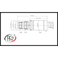 Compresor de CA automático / Compresor / Válvula de control Kompressor para GM Delphi CVC14 / CVC16